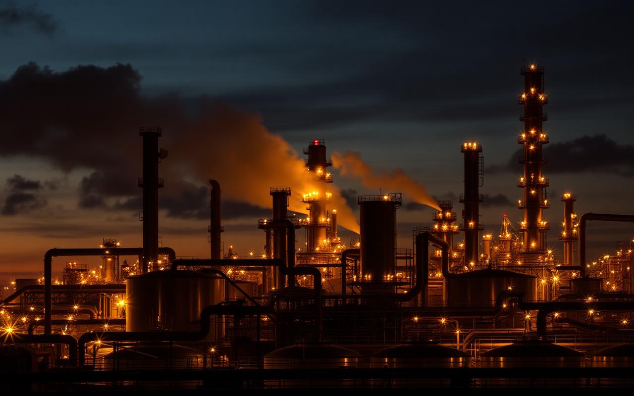 Industrial chemical manufacturing plant — global chemical sourcing partner